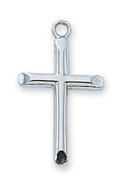 Tapered Edge Cross Pendant