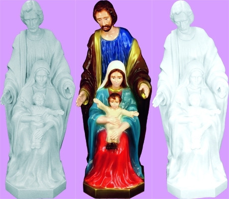Holy Family 24" Outdoor Statue