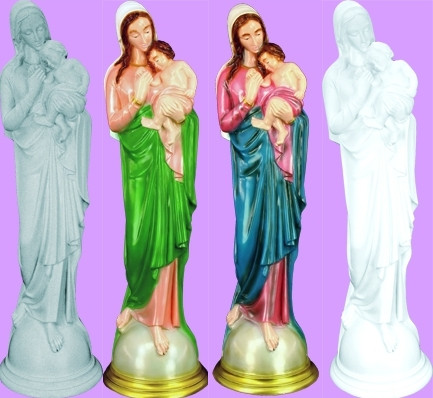 Madonna and Child 24" Outdoor Statue