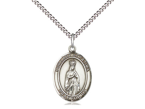 Sterling Silver Our Lady of Fatima Medal