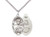 Sterling Silver Our Lady of Czestochowa Oval Medal