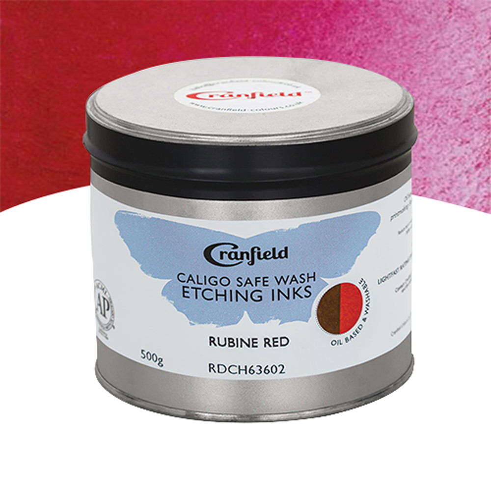 Cranfield Caligo Safe Wash Etching Ink: Rubine Red - Conrad Press