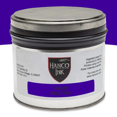 Hanco Relief Ink: Carbazole Violet (1lb Can)