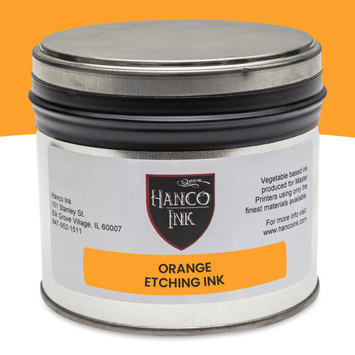 Hanco Etching Ink: Archival Orange (1lb Can)