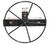 Conrad E-31 printmaking press captain's wheel