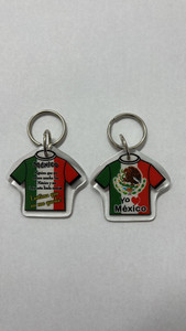 Llavero Plastico Camisa de Mexico