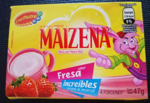 Maizena Salvadoreña De Fresa