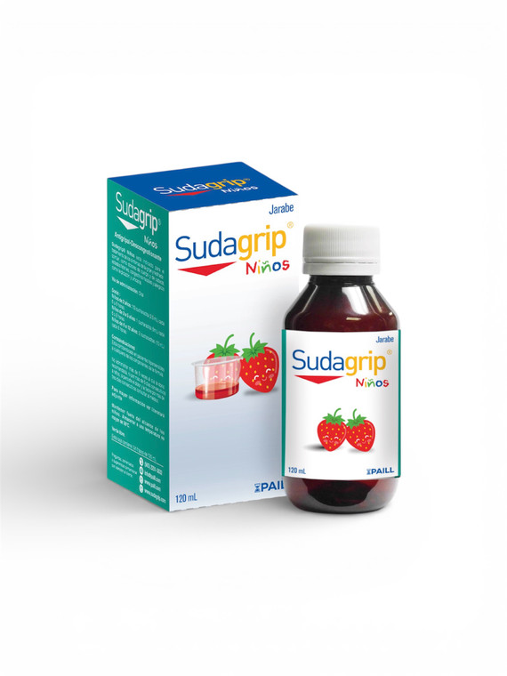 Sudagrip Niños Sabor Fresa 120 ml