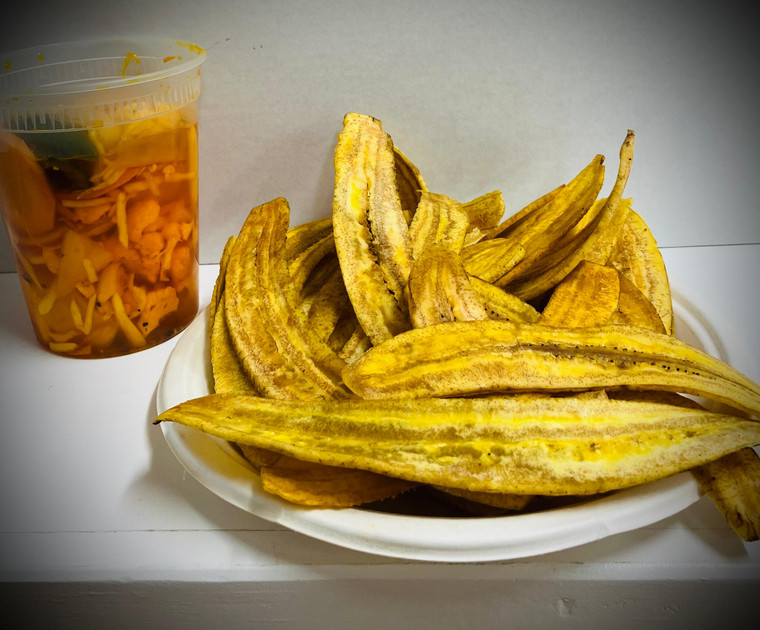 Tajadas de platano unidad