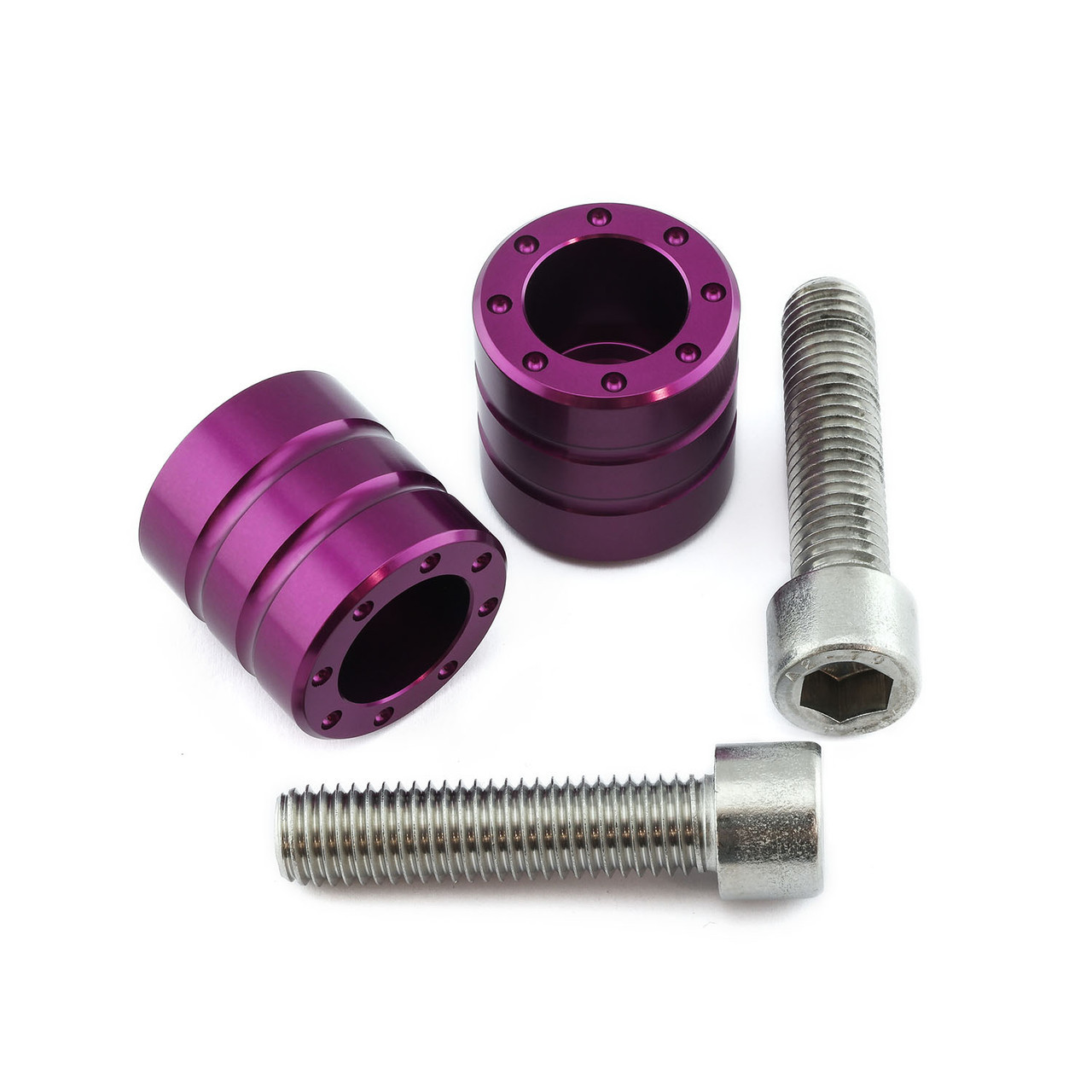 Lot De 2 Embouts De Guidon Moto - Alliage Alu - Pour Guidon 16-18 Mm - Couleurs Au Choix - Protection Et Style