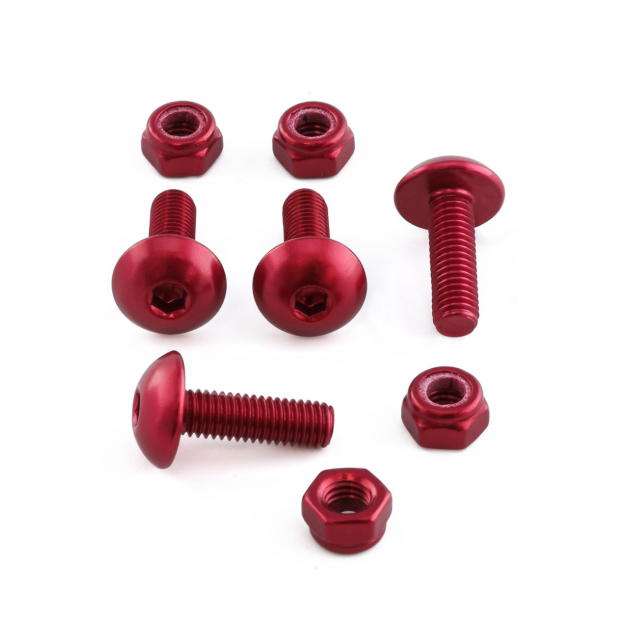 Deemars Kit Vis Plaque Immatriculation Anti-vol M6 | Capuchons Chromés, Antirouille Et Anti-vibration | Noir