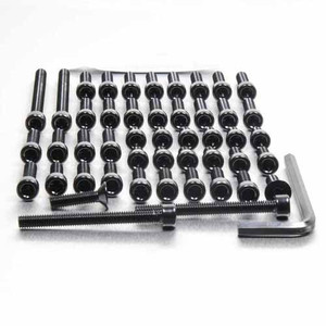 Kit Visserie Moteur Monster S4R 996 03-06 Noir Kit Visserie Moteur Monster S4R 996 03-06 Noir