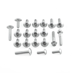 Kit Visserie Carenage en Aluminium Honda CBR500R Argent Kit Visserie Carenage en Aluminium Honda CBR500R Argent