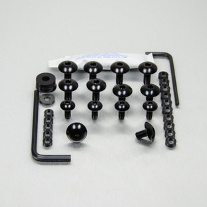 Kit Visserie Carenage en Aluminium Honda MSX125 Grom Noir Kit Visserie Carenage en Aluminium Honda MSX125 Grom Noir