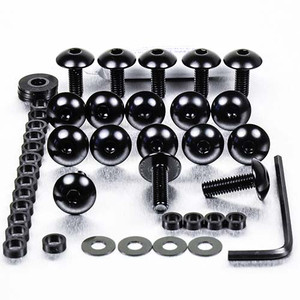 Kit Visserie Carenage en Aluminium KLV1000 04+ Noir Kit Visserie Carenage en Aluminium KLV1000 04+ Noir
