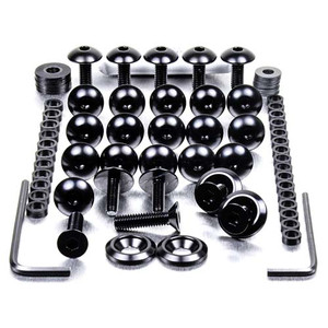 Kit Visserie Carenage en Aluminium Tiger 1050cc 07+ Noir