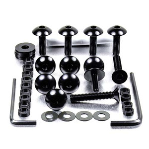 Kit Visserie Carenage en Aluminium Speed Triple 955i 02-04 Noir Kit Visserie Carenage en Aluminium Speed Triple 955i 02-04 Noir