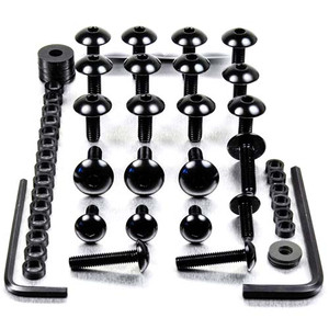 Kit Visserie Carenage en Aluminium FZ1 Fazer 06-08 Noir Kit Visserie Carenage en Aluminium FZ1 Fazer 06-08 Noir