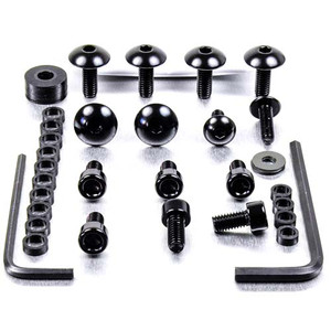 Kit Visserie Carenage en Aluminium FZ600 Fazer 04-06 Noir