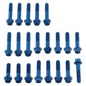 Kit Visserie Moteur Aluminium BMW S1000RR Race Spec Bleu