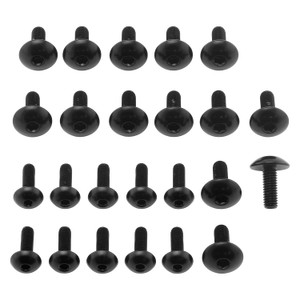 Kit Visserie Carenage en Aluminium Kawasaki Ninja ZX-6R Noir