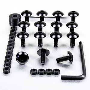 Kit Visserie Carenage en Aluminium RM125 00+ Noir Kit Visserie Carenage en Aluminium RM125 00+ Noir