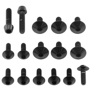 Kit Visserie Carenage en Acier Inoxydable ZX10R Ninja Noir