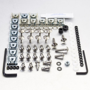Kit Visserie Carenage en Inox Kit YZF1000 R1 vis rapide Clef Allen Kit Visserie Carenage en Inox Kit YZF1000 R1 vis rapide Clef Allen
