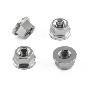 Ecrou de couronne en Inox M10x(1.25mm) Paquet x4
