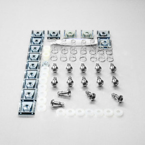 Attache rapide en Inox Clef Allen 17mm & Slide-On Clips Pack x 14 Attache rapide en Inox Clef Allen 17mm & Slide-On Clips Pack x 14