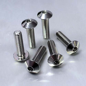 Kit vis repose pieds Avant en Inox Poli Kit vis repose pieds Avant en Inox Poli