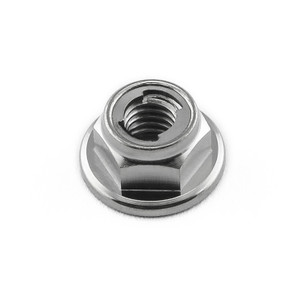 Ecrou metal nylstop à bride en Titane M4x(0.70mm) Ecrou metal nylstop à bride en Titane M4x(0.70mm)