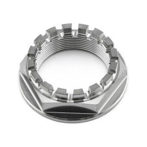 Titanium Flanged Axle Nut M33x(1.25mm) Rear Left Side Titanium Flanged Axle Nut M33x(1.25mm) Rear Left Side