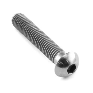 Boulon de liaison en titane tête bombee M10x(1.50mm)x55mm Boulon de liaison en titane tête bombee M10x(1.50mm)x55mm