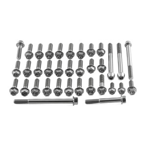 Kit Visserie Moteur Titane Ducati Panigale V2 Hex à Bride Kit Visserie Moteur Titane Ducati Panigale V2 Hex à Bride