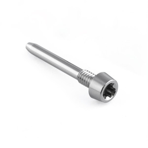 Goupille de fixation des plaquettes de frein de cycle en titane M4x (0,70 mm) x 26 mm tête conique T25 - Série Magura MT Goupille de fixation des plaquettes de frein de cycle en titane M4x (0,70 mm) x 26 mm tête conique T25 - Série Magura MT