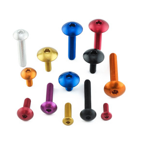 Vis à tête bombee en Aluminium M6 Vis à tête bombee en Aluminium M6