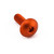 Vis à  tête bombee en Aluminium M5 x (0.80mm) x 16mm Orange