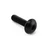 Vis à  tête bombee en Aluminium M5 x (0.8mm) x 20mm Noir