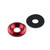 Rondelle fraisee en Aluminium M6 (19mm Diamètre Extérieur) Rouge