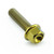 Vis à  tête Hex en Titane M4 x (0.70mm) x 15mm Or