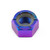 Ecrou Nylstop en Titane M10 x (1.25mm) Brume Violette
