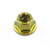 Ecrou Nylstop à  Bride en Titane M4 x 0.70mm Or