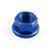 Ecrou à  bride en Titane M10 x (1.25mm) Bleu