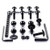 Kit Visserie Carenage en Aluminium R1200GS 08-09 Noir