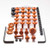 Kit Visserie Carenage en Aluminium CBR600 FM-FR-FS-FT 91-96 Orange