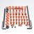 Kit Visserie Carenage en Aluminium ZX-9R C1-C2 Ninja 98-99 Orange