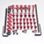 Kit Visserie Carenage en Aluminium ZX-9R C1-C2 Ninja 98-99 Rouge