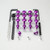 Kit Visserie Carénage Aluminium Suzuki GSXR1000 17+ Violet