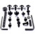 Kit Visserie Carenage en Aluminium FZ600 Fazer 04-06 Noir